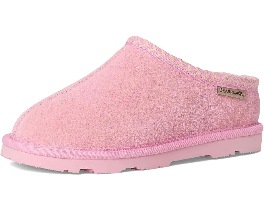 Детские тапочки Bearpaw Kids Tabitha из замши с подкладкой из смеси шерсти