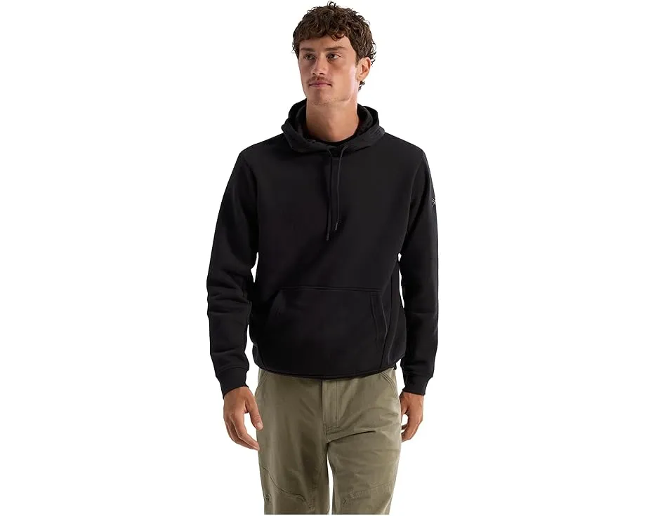 Флисовая толстовка Arc'teryx Emblem Fleece с капюшоном из органического хлопка
