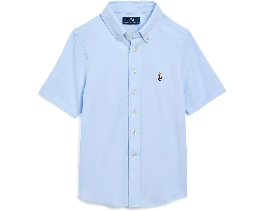 Трикотажная рубашка оксфорд Knit Oxford от Polo Ralph Lauren для детей