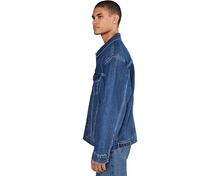 Куртка Levi's® Premium Relaxed Fit Trucker в свободном крое с накладными карманами