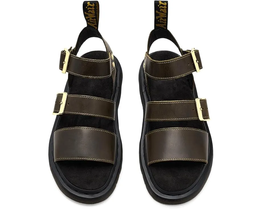 Сандалии Dr. Martens Gryphon из кожи с двойной пряжкой