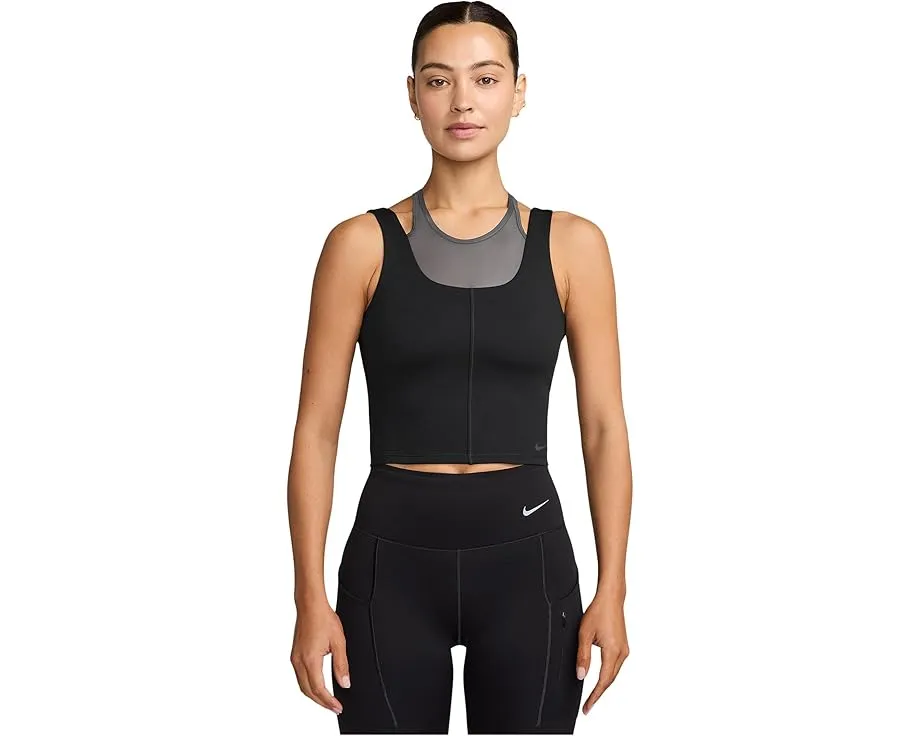 Топ Nike One Fitted Dri-FIT Cropped с технологией отвода влаги