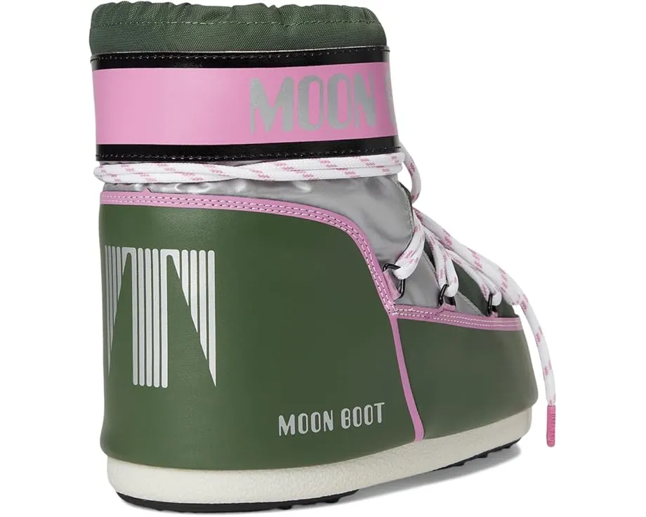 Ботинки MOON BOOT Icon Low Space Racing с принтом логотипа