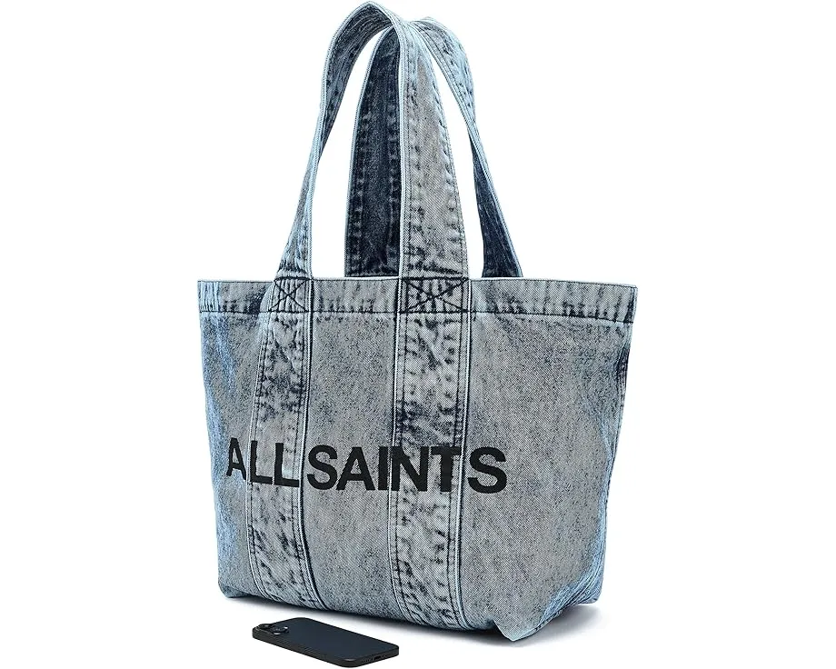 Денимовая сумка-тоут Izzy с открытым верхом от AllSaints