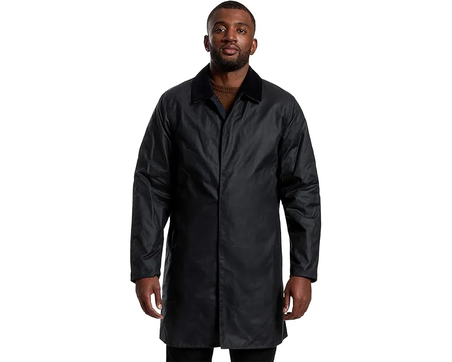 Длинная куртка Barbour Lorden Wax Mac из вощеного хлопка