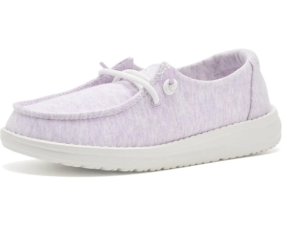 Hey Dude Kids Wendy Y Stretch Jersey Lilac с мягким эластичным верхом