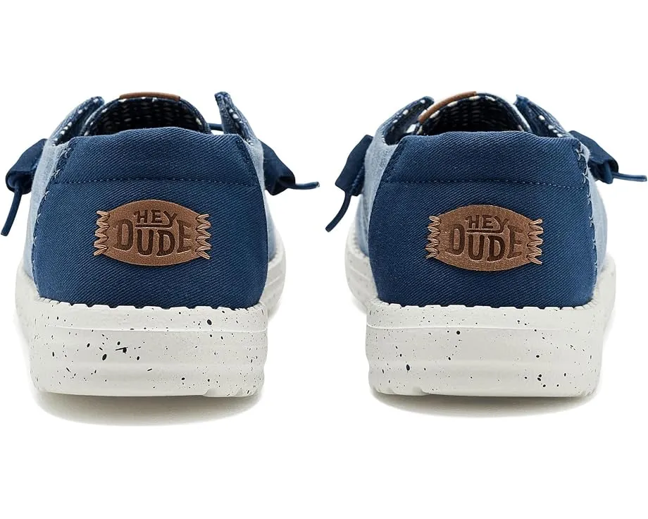 Hey Dude Кеди Wendy Chambray Grid с клетчатым принтом