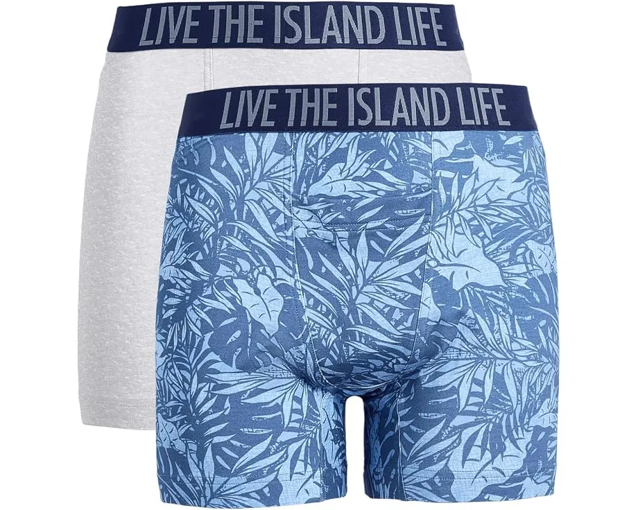 Набор из 2 боксеров Tommy Bahama Cotton Modal с бесшовным поясом