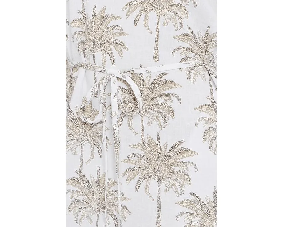 Palm Banks 3/4 Sleeve Shift Dress
