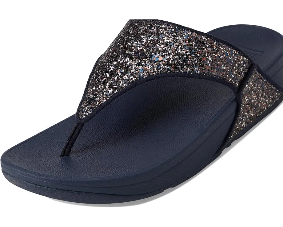 Сандалии FitFlop Lulu Multi-Tonal Glitter с перемычкой и блестками