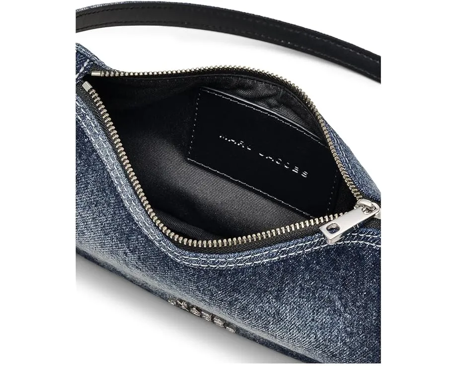 The Faded Denim Charm Shoulder Bag