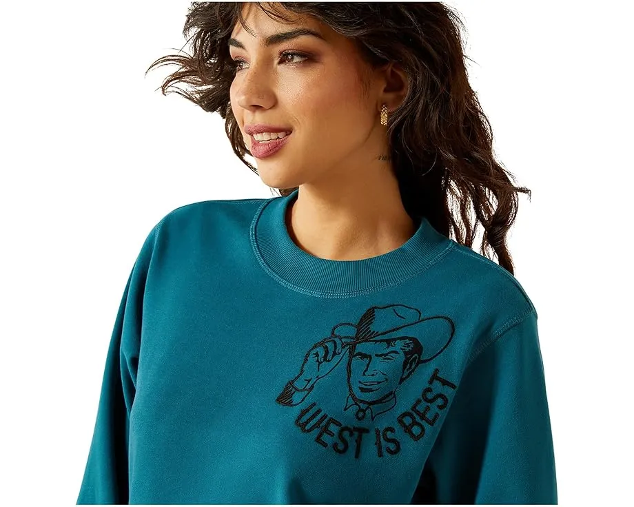 Свитшот Ariat Essential Sendero с принтом West Is Best