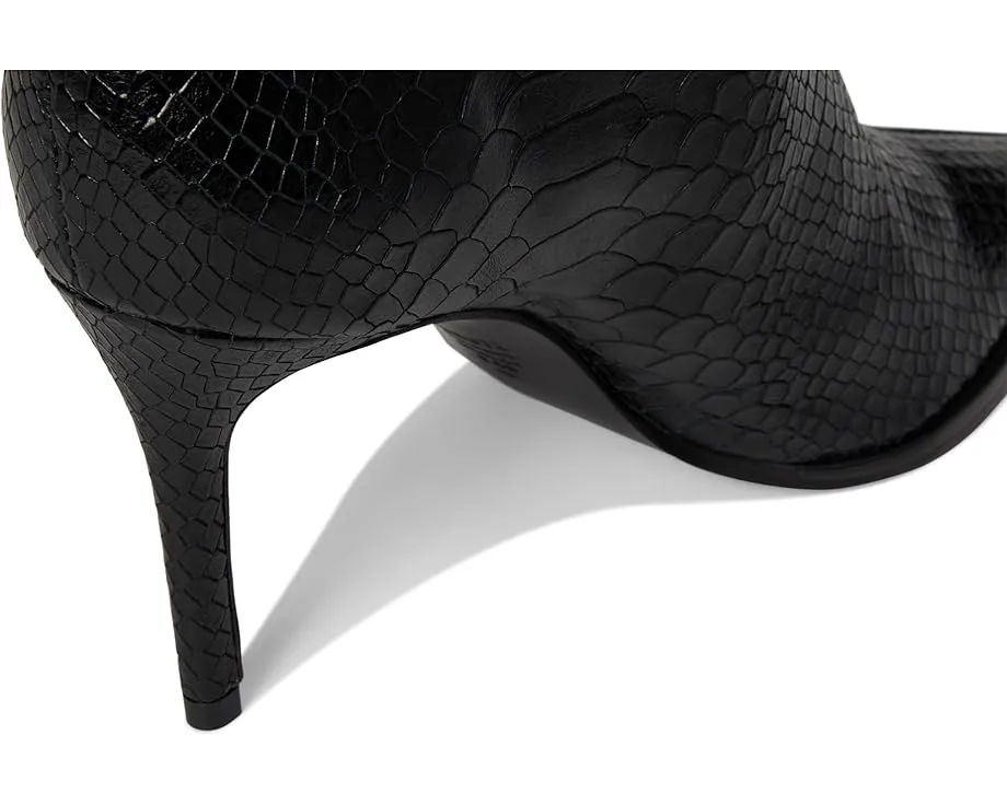 Ботинки Schutz Mary Up до колена на шпильке с металлическим эффектом