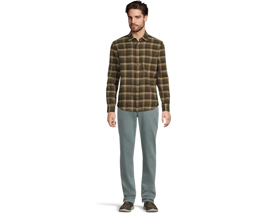 Фланелевая рубашка Faherty Heirloom Portuguese из органического хлопка