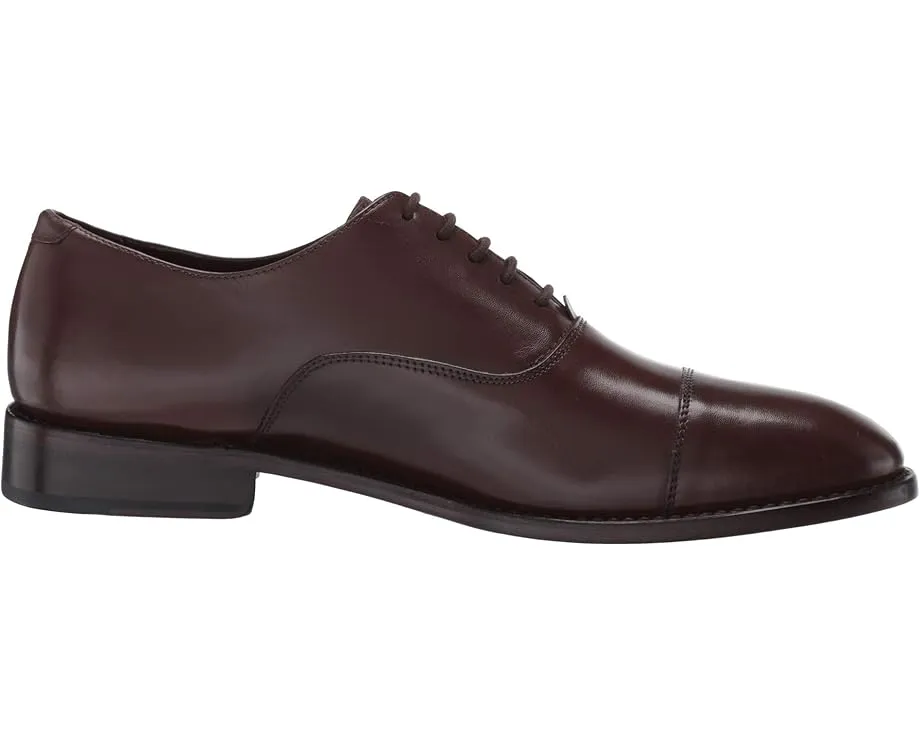 Оксфорды Clinton Cap Toe от Anthony Veer из цельной зернистой кожи