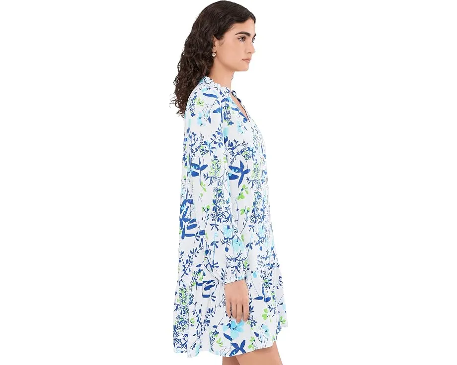 Туника Shaley Tunic Dress Lilly Pulitzer с воротником рюш и пуговицами