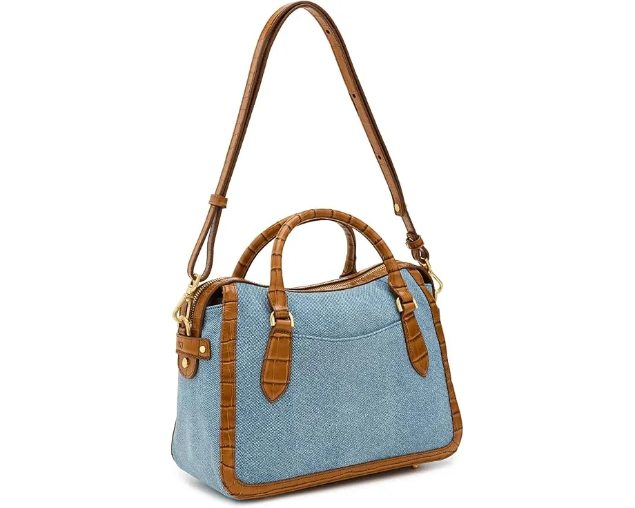 Сумка Brahmin Micaela из кожи с ремнем через плечо и карманом для телефона