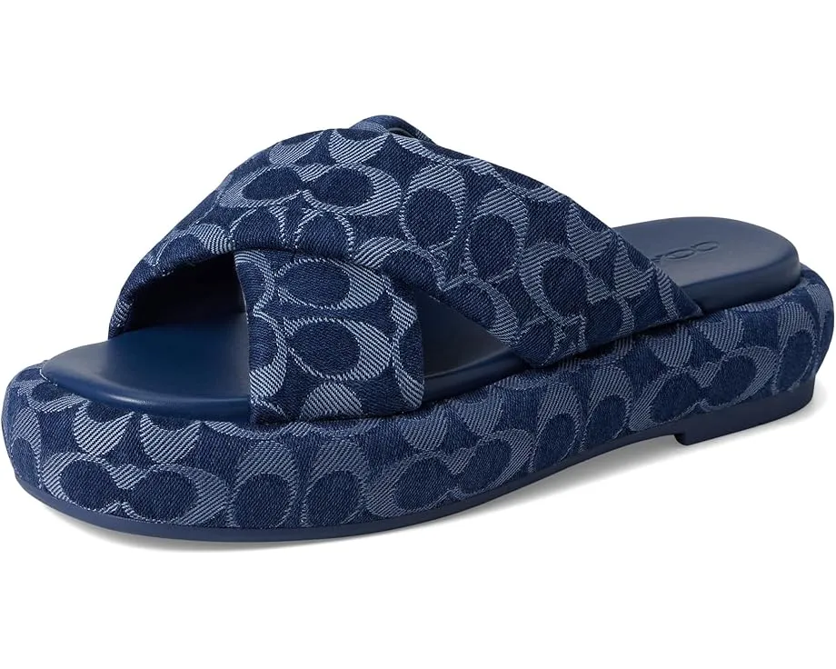 COACH Сандалии Penelope Signature C с перекрестными ремешками и логотипом