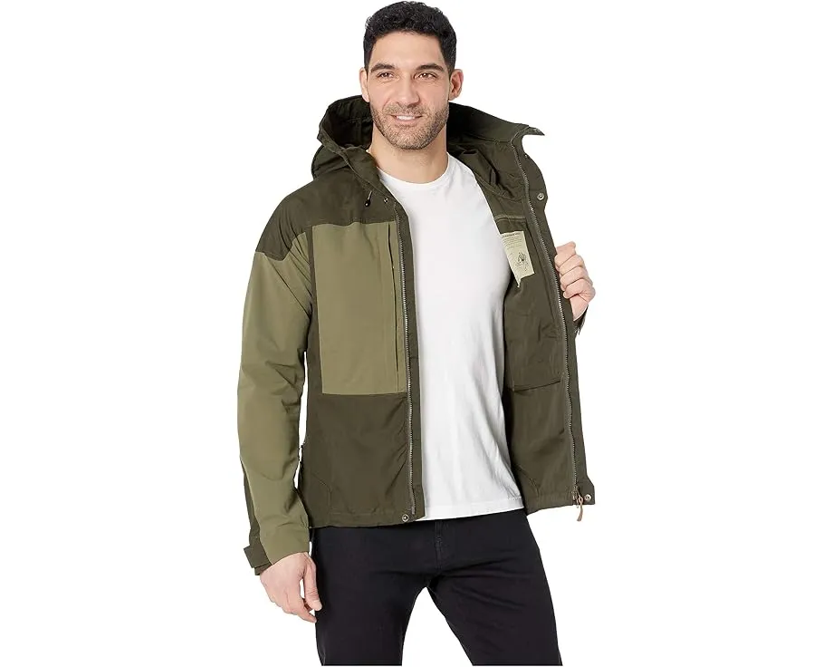 Куртка Fjällräven Keb из ткани G-1000 Eco с кожаными деталями