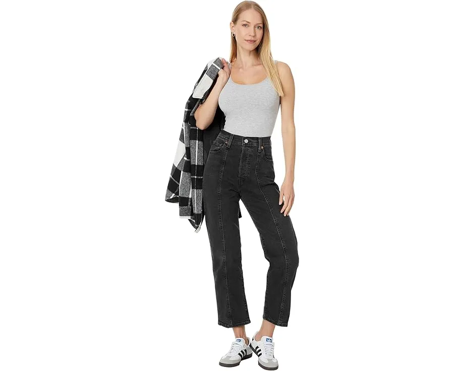 Джинсы Levi's Ribcage Straight Seamed с высокой посадкой