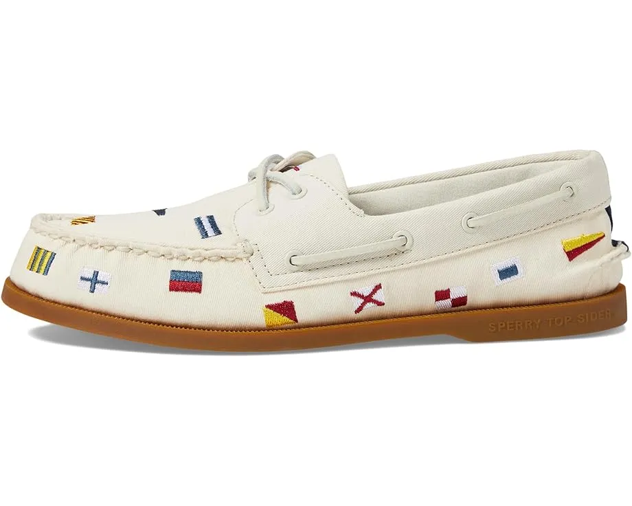 Кроссовки Sperry Authentic Original 2-Eye Seasonal с вышивкой и технологией Wave Siping