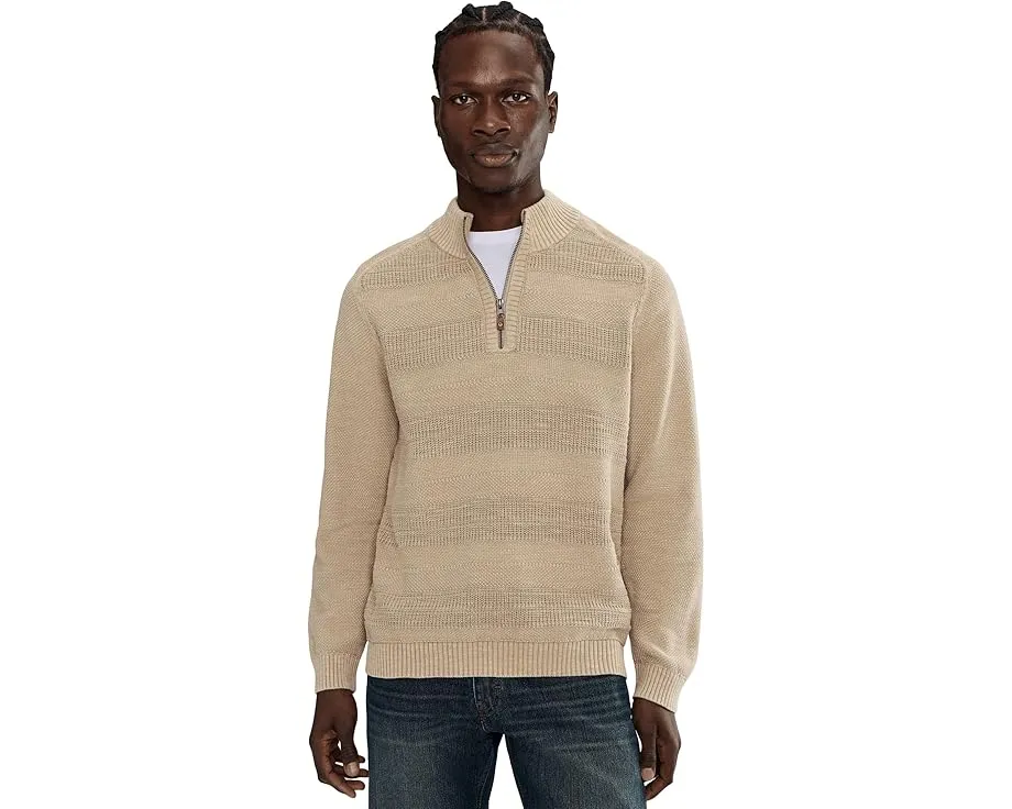 Свитер Tommy Bahama Saltwater Textured Half Zip с воротником стойкой