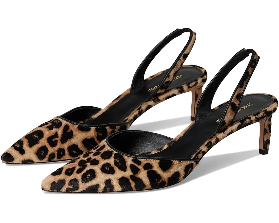 Туфли-лодочки Caroline-2 в леопардовом принте на шпильке Veronica Beard
