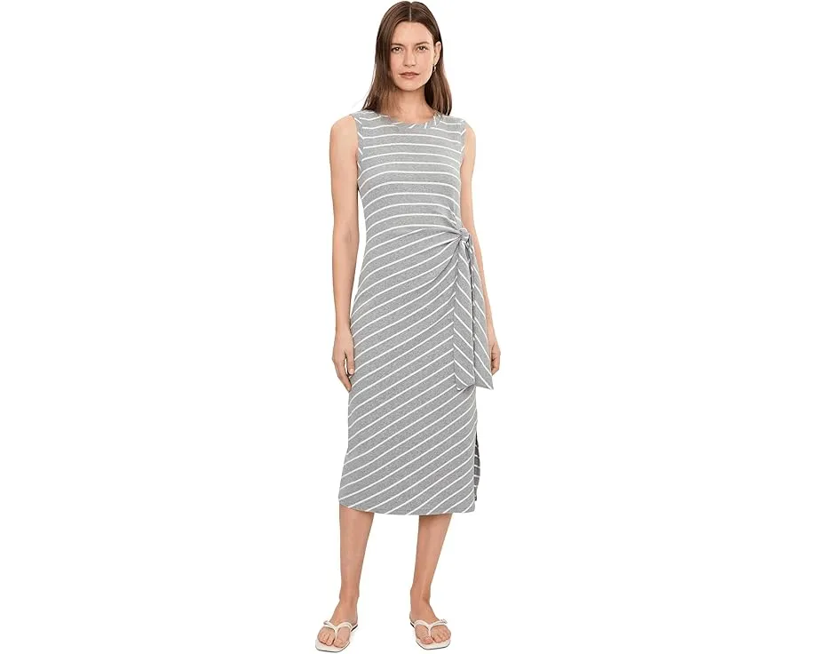 Side Tie Midi Tank Dress