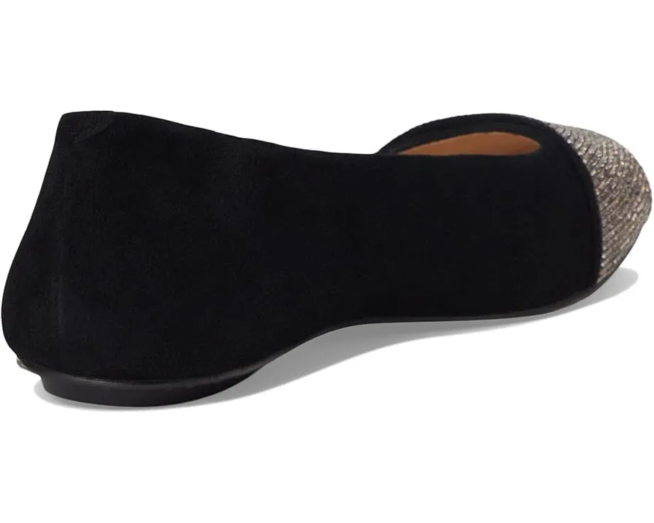 Лоферы Via от French Sole с квадратным носком и контрастным материалом