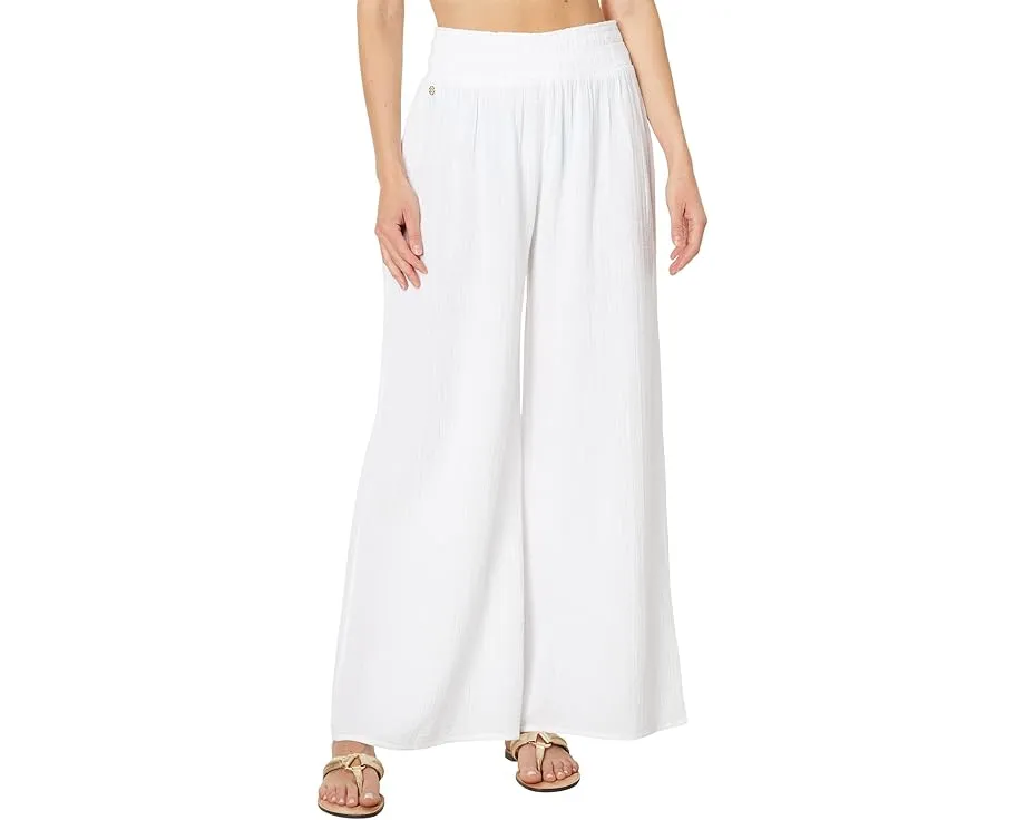 Легкие брюки-комбинезон Lilly Pulitzer Enzo Pant Coverup на резинке