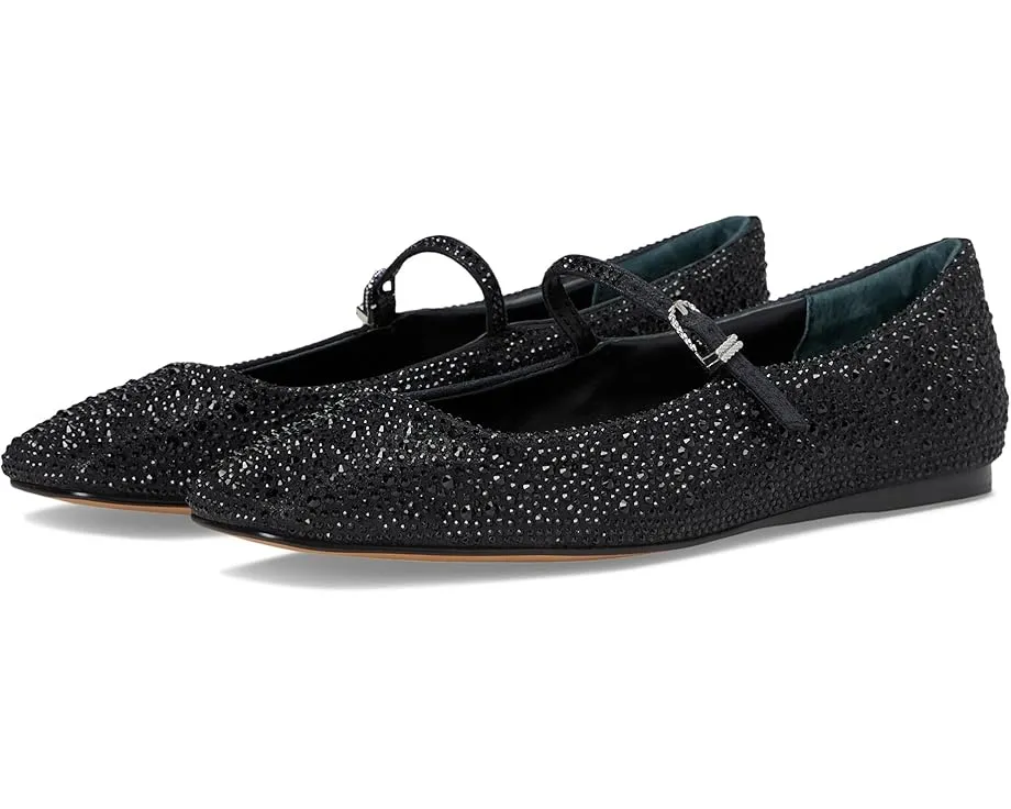 Балетки Reyes Crystal с квадратным носком и стразами