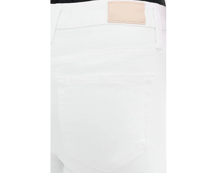 Джинсы Paige Sofia с расклешённым низом и средней посадкой в цвете Crisp White