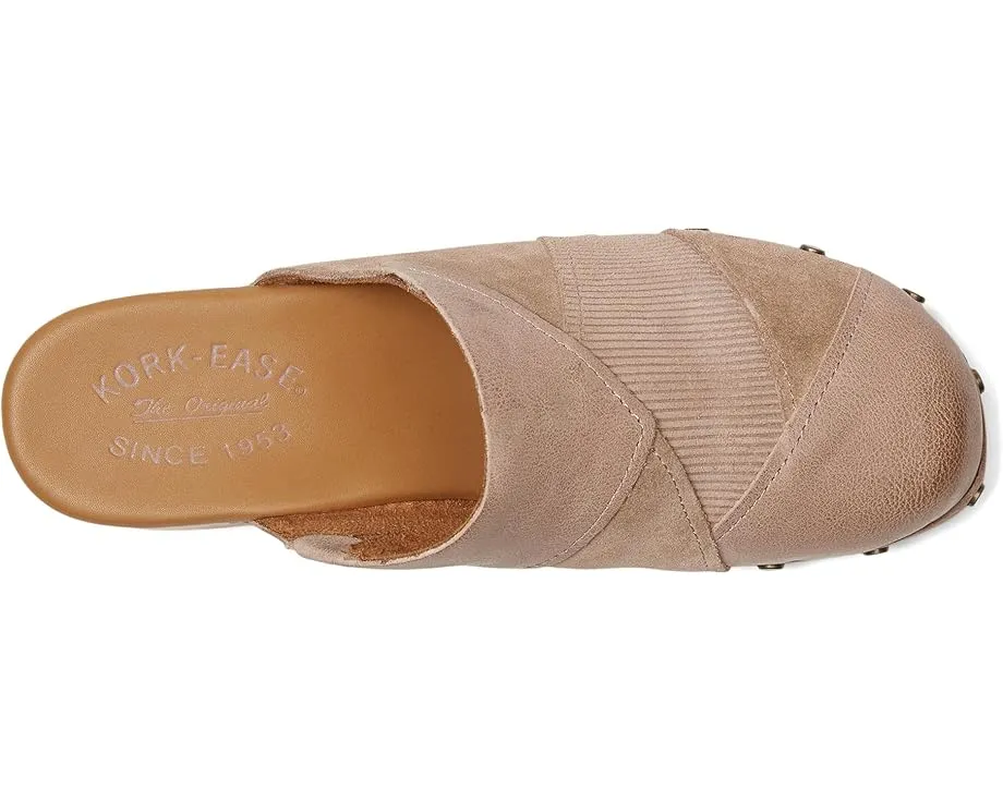 Сабо Kork-Ease Tay на каблуке в стиле пэчворк