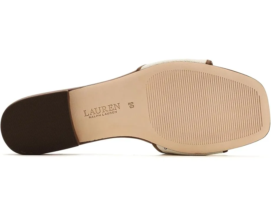 Босоножки Lauren Ralph Lauren Everley на низком каблуке с отделкой из кожи