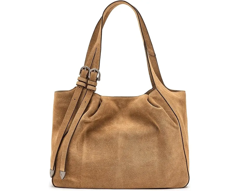 Сумка-тоут Frye Heather из замши с кожаной отделкой