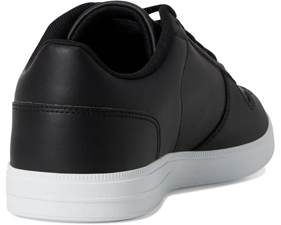 Кроссовки T-base из кожи с вышитым крокодилом Lacoste