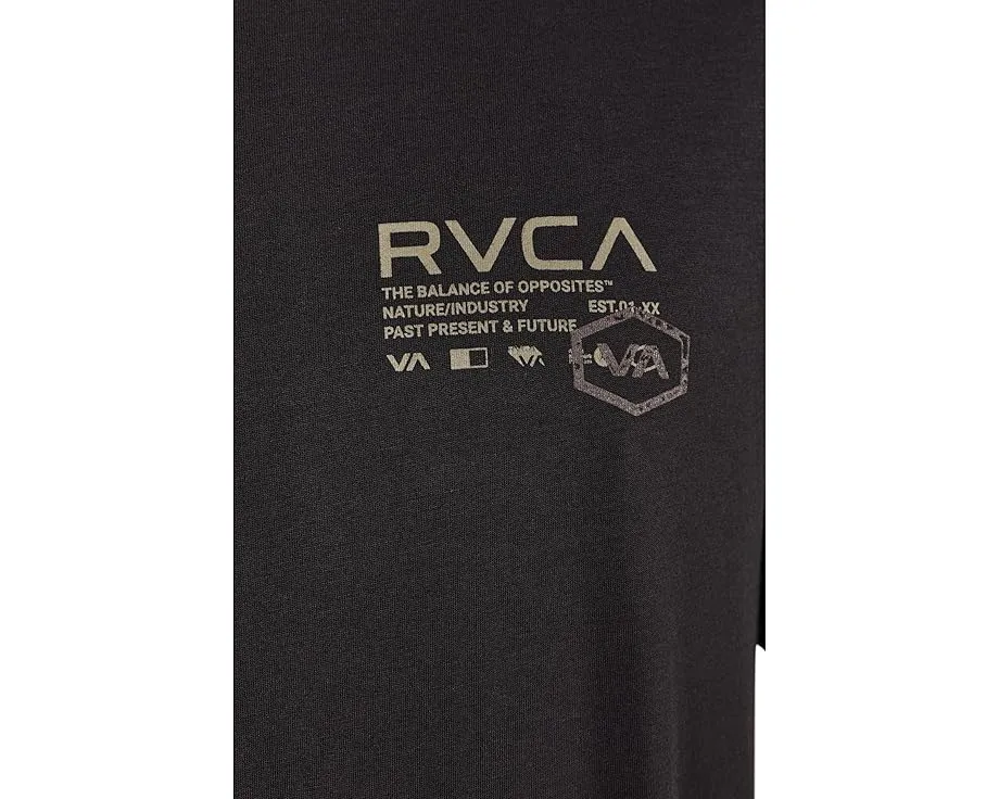 Футболка RVCA Hex Over Short Sleeve с технологией отвода влаги
