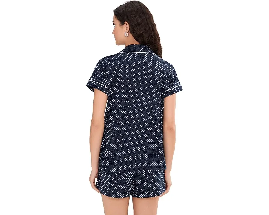 Пижамный комплект Lauren Ralph Lauren с шортами-боксерами из джерси