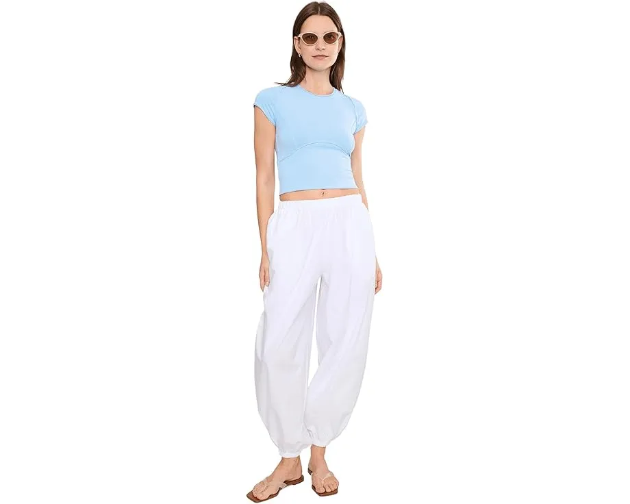 Free People футболка Protagonist с эффектом потертости