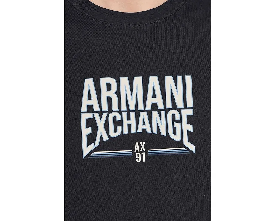 Футболка Armani Exchange с принтом 91 из хлопкового джерси