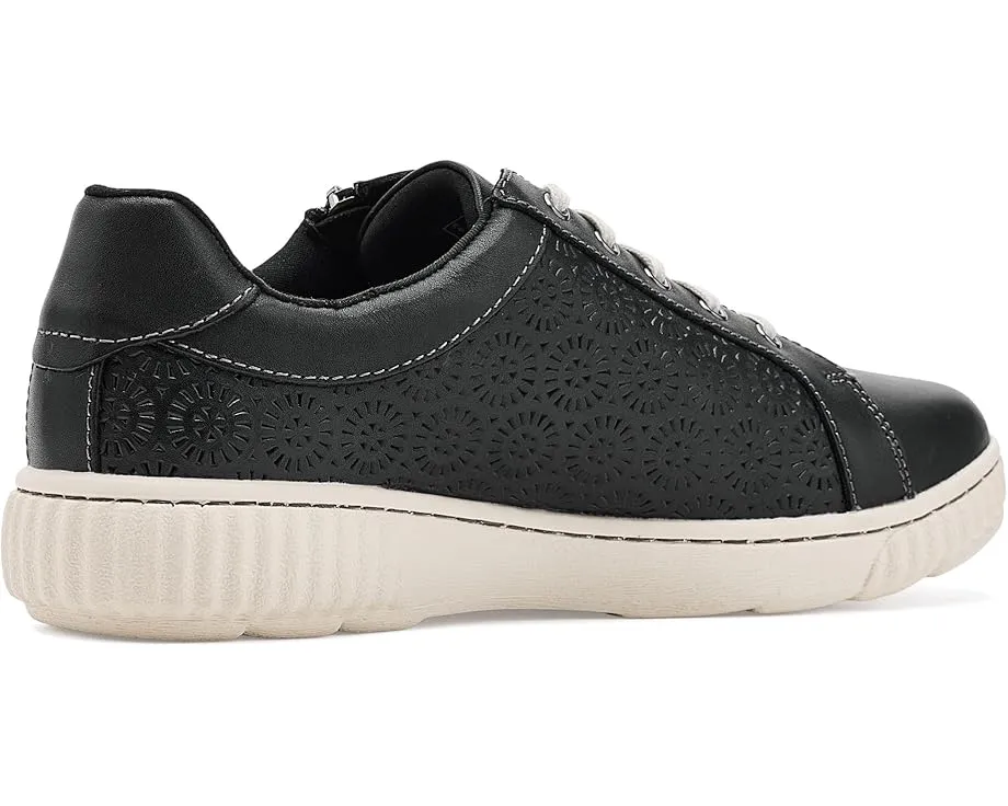 Ботинки Caroline Rio от Clarks с лазерной перфорацией и боковой молнией