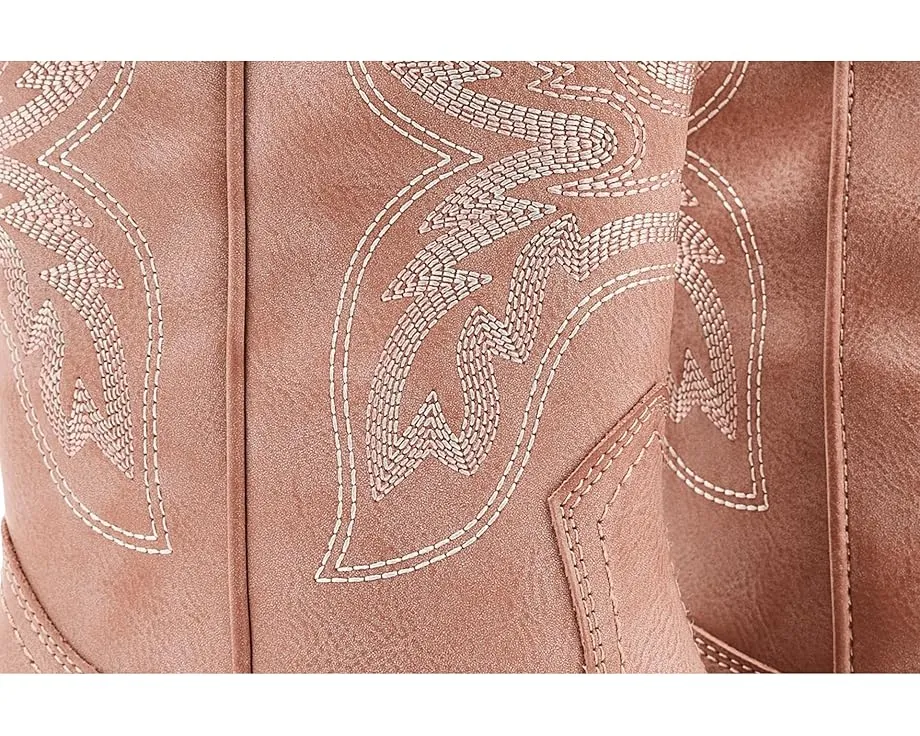 Сапоги Irlene Short Deco Stitch с узким мысом и каблуком
