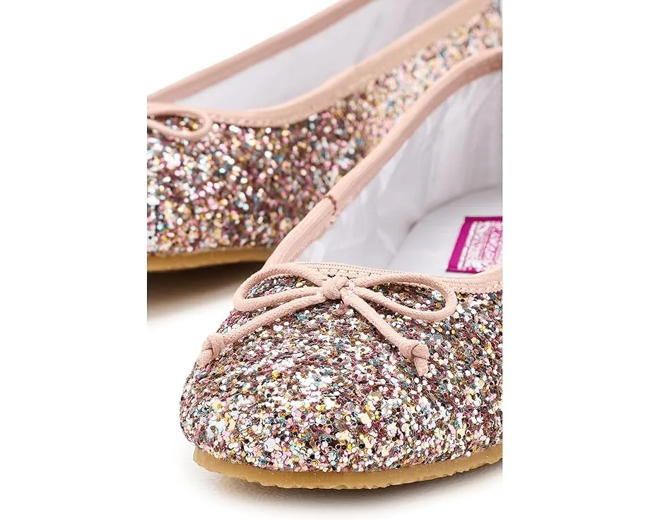 Балетки L'Amour Shoes Kids Victoria с блестками и бантом