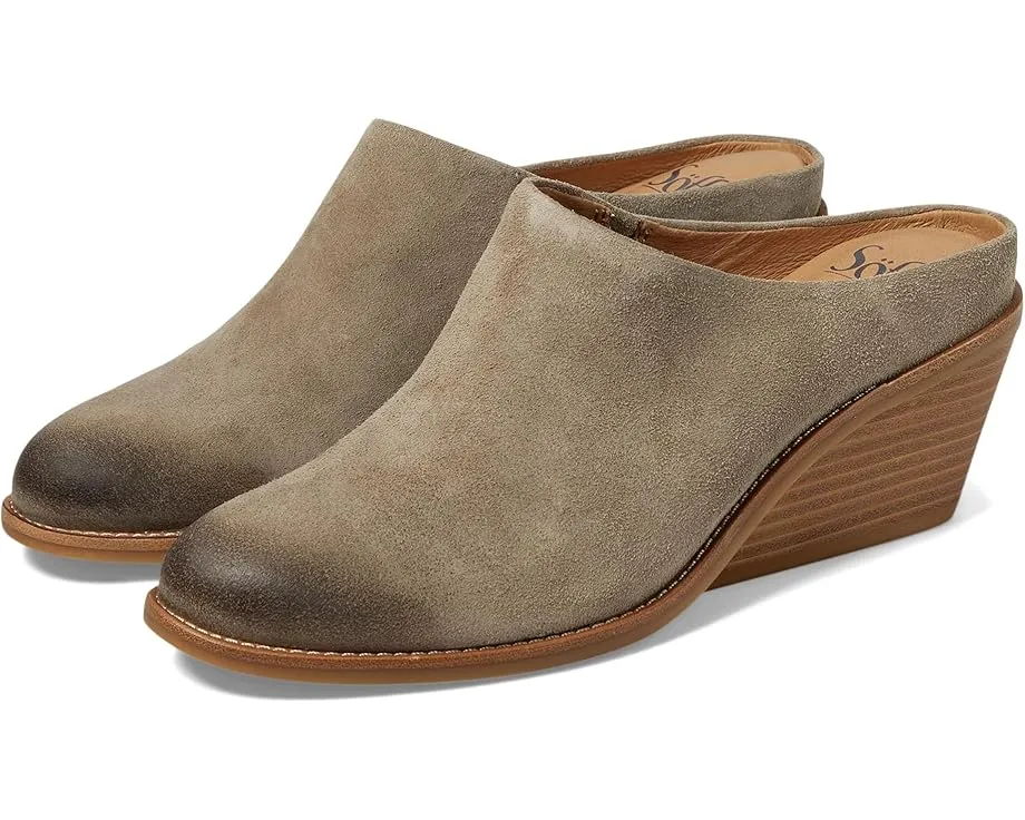 Сандалии Sofft Nicki из мягкой итальянской кожи с клиновидным каблуком