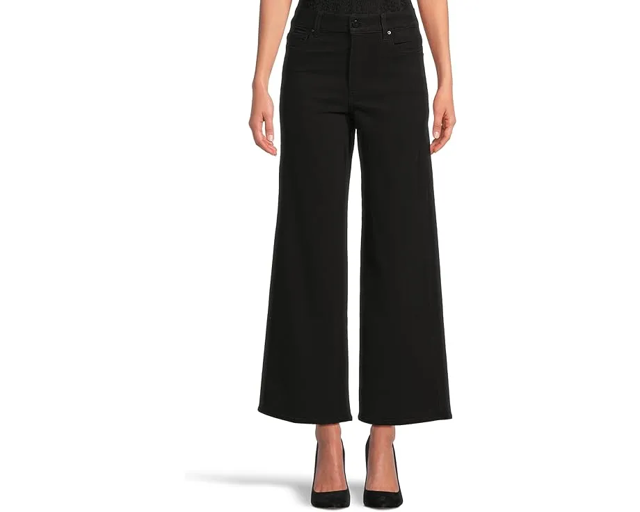 Джинсы PAIGE Anessa Petite с широкими штанинами и высокой посадкой