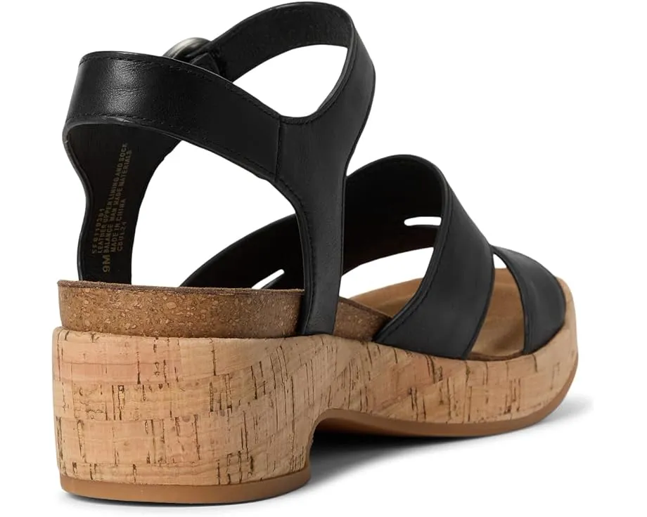 Сандалии Sofft Capri на платформе с пробковой стелькой и противоскользящей подошвой