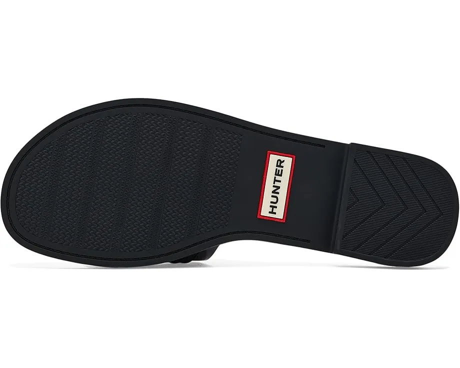 Повседневные сандалии Marina от Hunter с плоской подошвой и логотипом