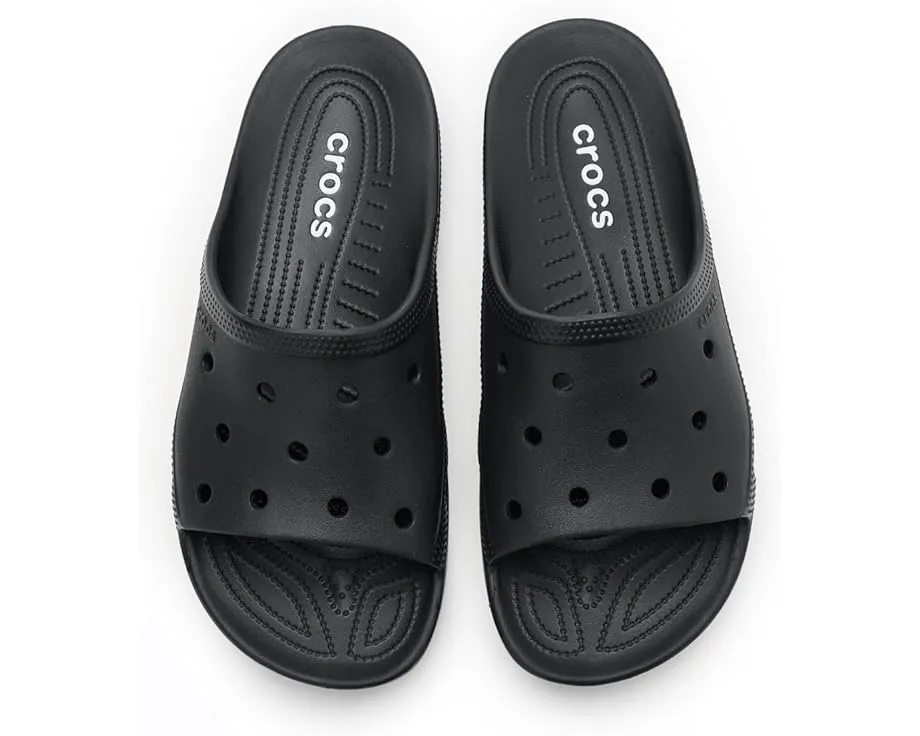 Классические шлепанцы Saturday Slides из пены Croslite от Crocs