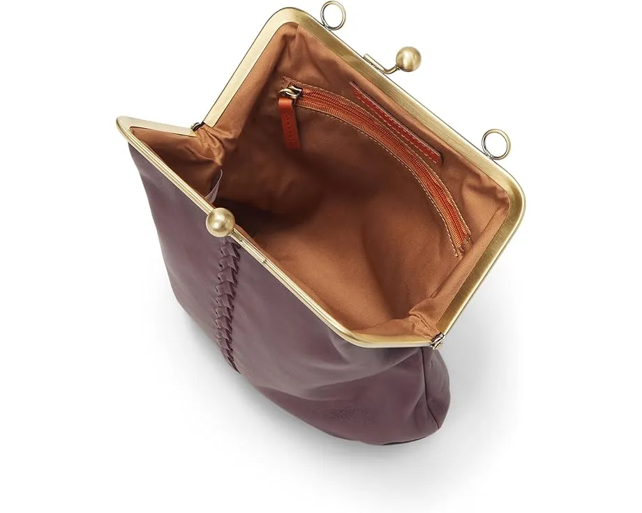 Кожаная сумка кроссбоди HOBO Alba с застежкой-кисслок