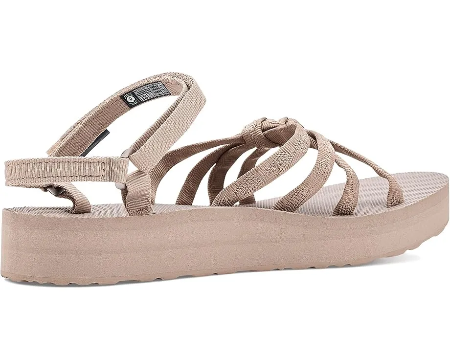 Сандалии Teva Midform Kena Slim с узлами на ремнях и мягкой стелькой EVA